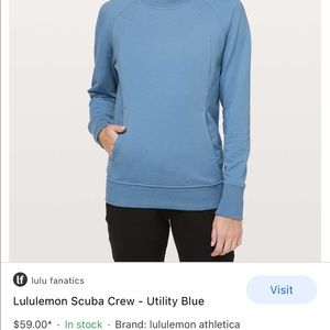 Lululemon Scuba Crew
